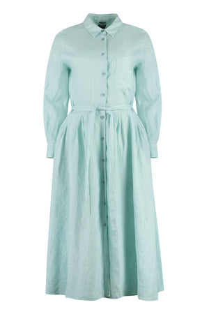 Linen shirtdress-0